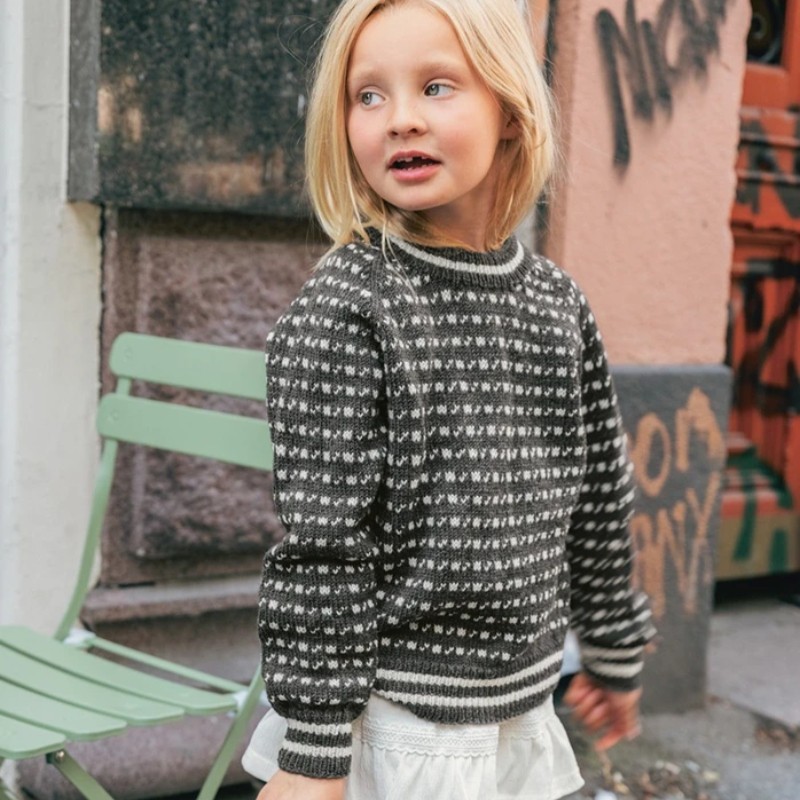 Sandnes 2509 3b Islender Pullover Junior Strickset