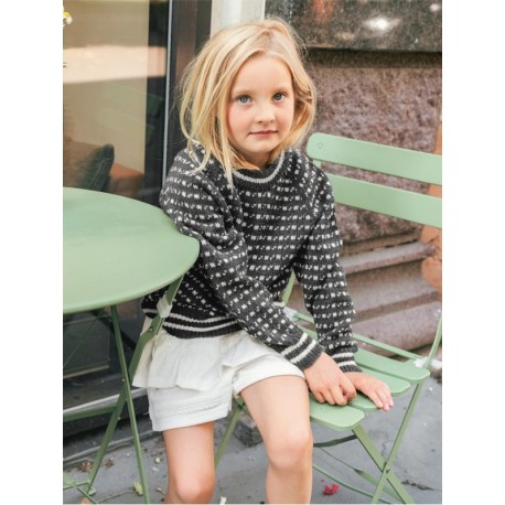 Sandnes 2509 3b Islender Pullover Junior Strickset