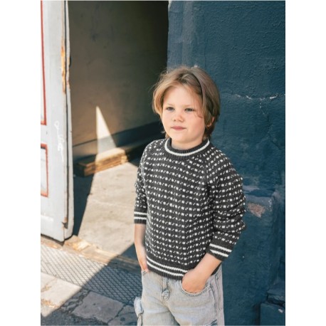 Sandnes 2509 3b Islender Pullover Junior Strickset