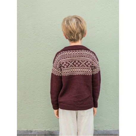 Sandnes 2509 4a Setesdal Pullover Junior Strickset