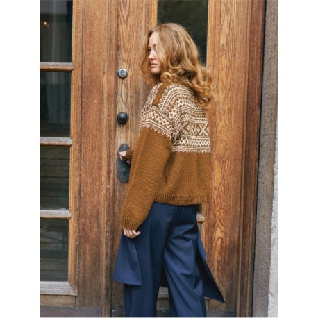 Sandnes 2510 6a Setesdal Damekofte Strickset