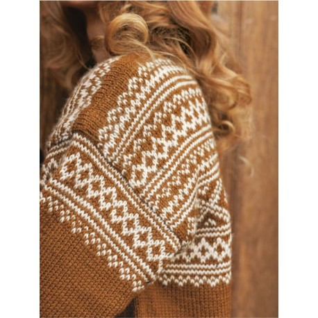 Sandnes 2510 6a Setesdal Damekofte Strickset