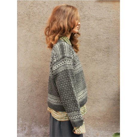 Sandnes 2510 6b Setesdal Damekofte Strickset