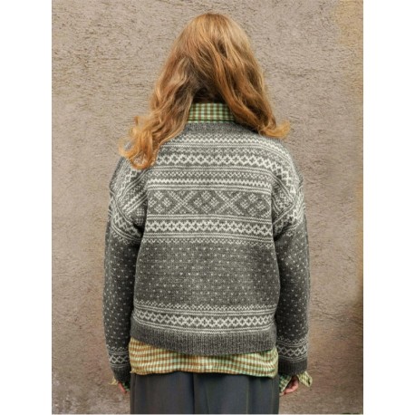 Sandnes 2510 6b Setesdal Damekofte Strickset