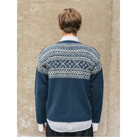 Sandnes 2510 7a Setesdal Herrekofte Strickset