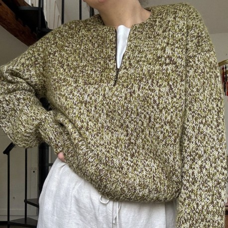 Moreca Knit Luna Zip Sweater Strickset
