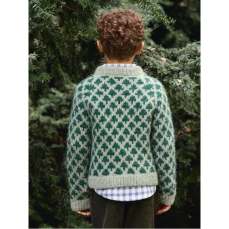 Sandnes 2511 1 Christmas Tree Sweater Junior Strickset