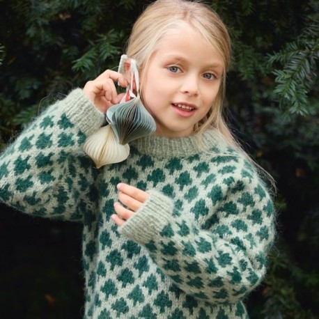 Sandnes 2511 1 Christmas Tree Sweater Junior Strickset