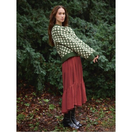 Sandnes 2511 2 Christmas Tree Sweater Damen Strickset