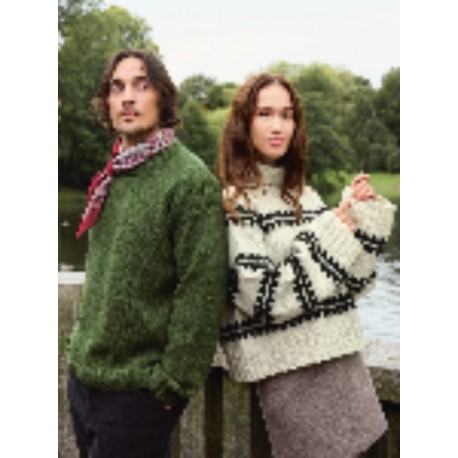 Sandnes 2513-1 - Ridge Sweater Damen Strickset