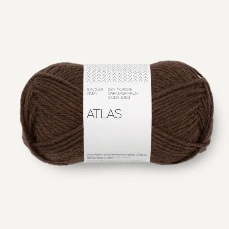 Sandnes Atlas - Dark Brown Mottled 3591 [Preorder]
