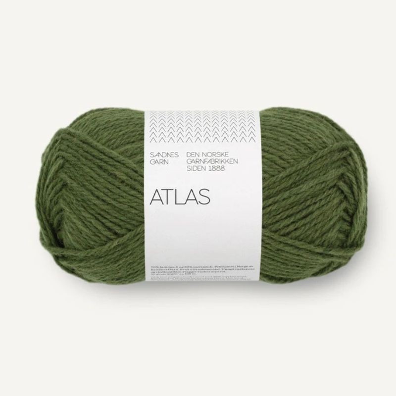Sandnes Atlas - Deep Olive Green 9072 [Preorder]