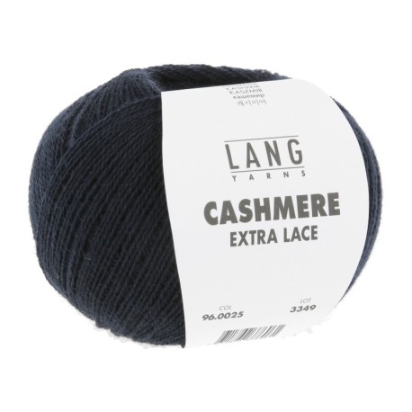 Lang Yarns Cashmere Extra Lace Navy 0025