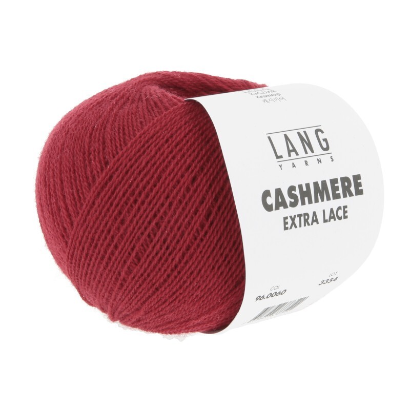 Lang Yarns Cashmere Extra Lace Rot 0060