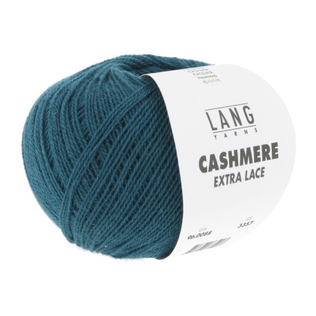 Lang Yarns Cashmere Extra Lace Petrol 0088