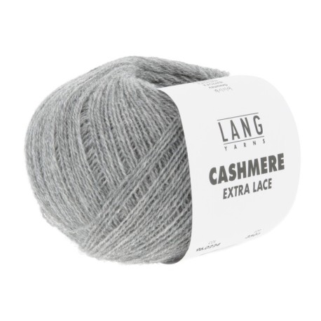 Lang Yarns Cashmere Extra Lace Grau Mélange 00210