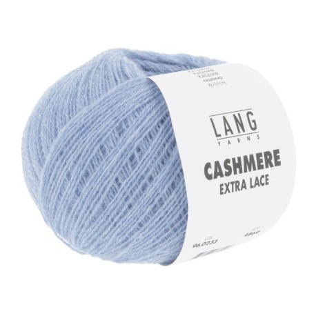 Lang Yarns Cashmere Extra Lace  Jeans Hell Mélange 00233