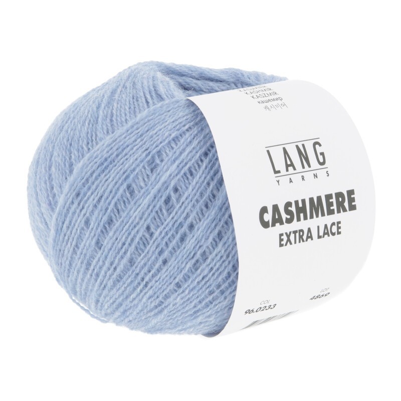 Lang Yarns Cashmere Extra Lace  Jeans Hell Mélange 00233