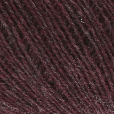 Lang Yarns Cashmere Extra Lace  Weinrot Mélange 00262 Detail