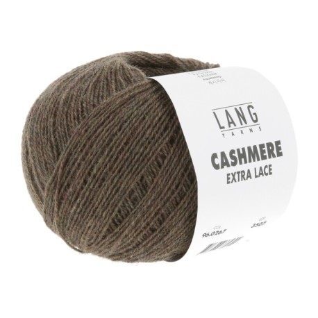 Lang Yarns Cashmere Extra Lace Choco Mélange 00267