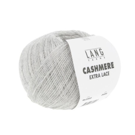 Lang Yarns Cashmere Extra Lace Hellgrau Mélange 0203