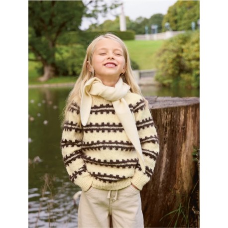 Sandnes 2513 3a Ridge Sweater Junior Strickset