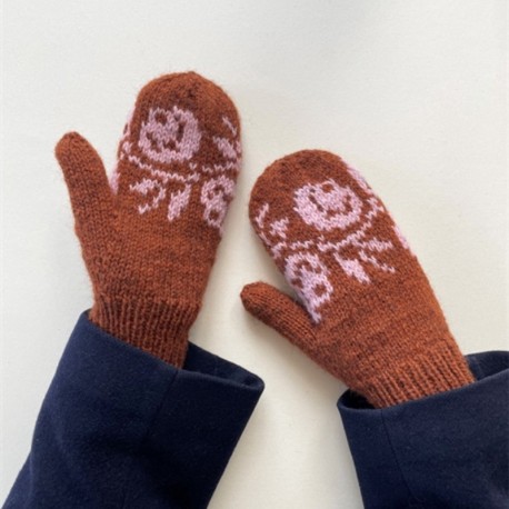 Le Knit Rosie Mittens Wollpaket