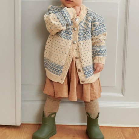 Sandnes 2512 1b Setesdalkofte Baby Strickset