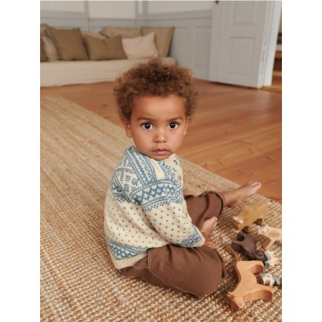 Sandnes 2512 1b Setesdalkofte Baby Strickset