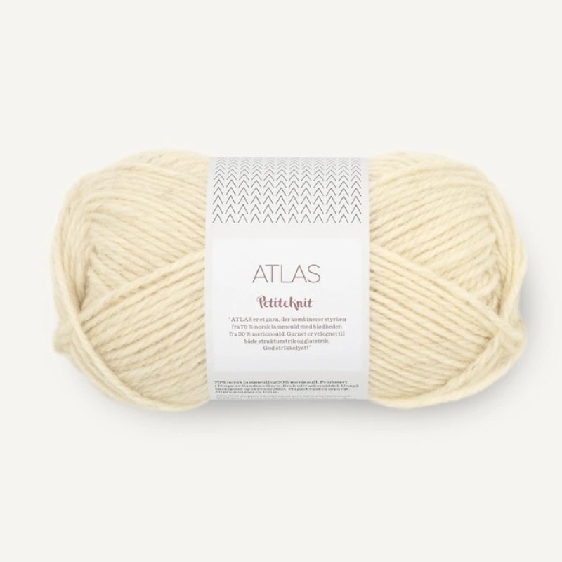 Sandnes Atlas Milk Melange 1016