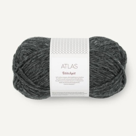 Sandnes Atlas Charcoal Melange 1070