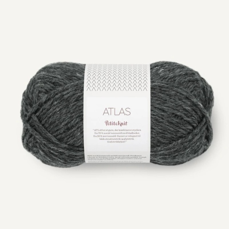 Sandnes Atlas Charcoal Melange 1070