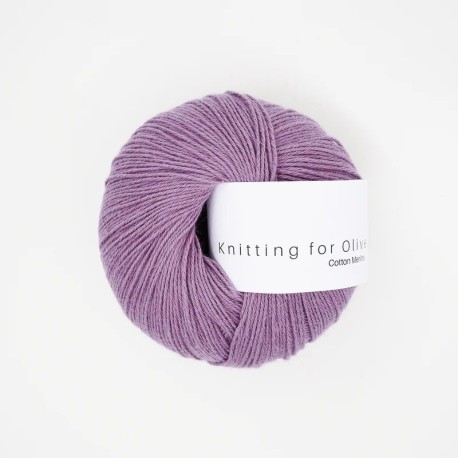Knitting for Olive Cotton Merino Artichoke Purple