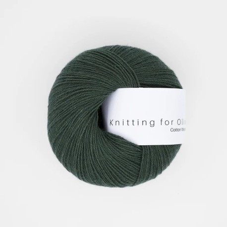 Knitting for Olive Cotton Merino Bottle Green