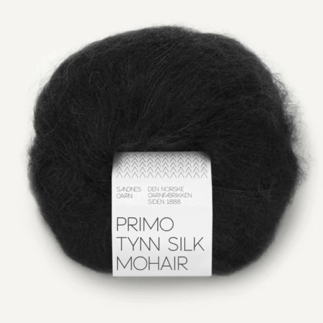 Sandnes Primo Tynn Silk Mohair - Black 1099