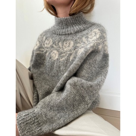Le Knit Rosie Yoke Sweater Wollpaket