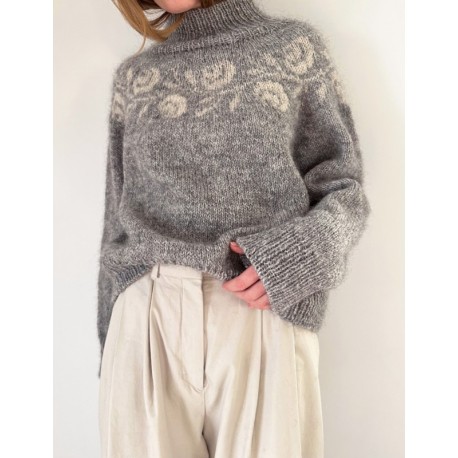 Le Knit Rosie Yoke Sweater Wollpaket