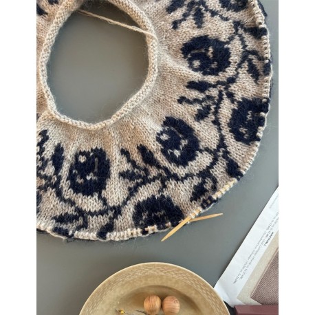 Le Knit Rosie Yoke Sweater Wollpaket