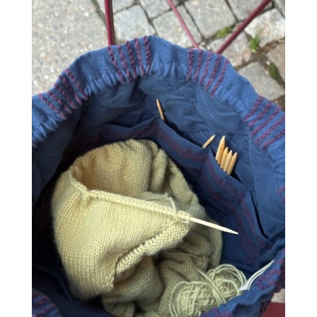 PetiteKnit Knitter's Project Bag Night Shadow