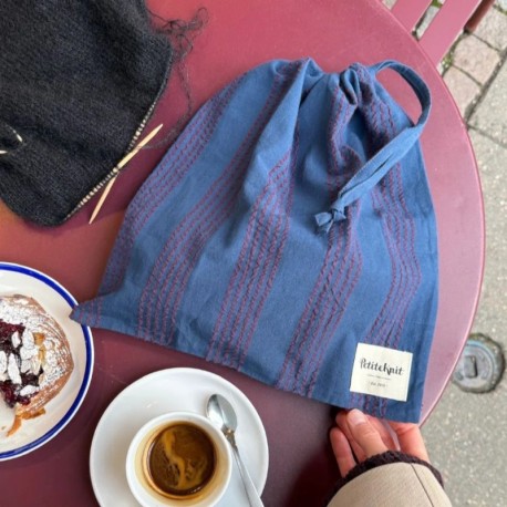 PetiteKnit - Knitters String Bag Night Shadow