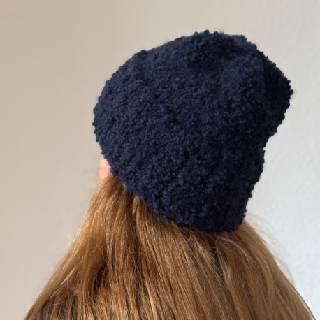 Wolle 7 Teddy Beanie Strickset