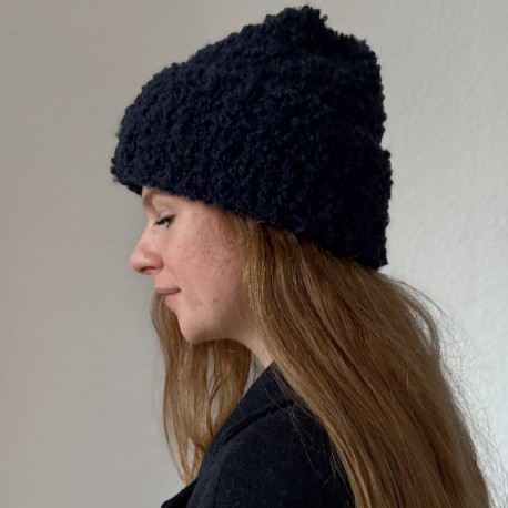 Wolle 7 Teddy Beanie Strickset