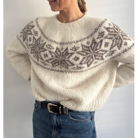 Coco Amour Knitwear Nordic Snowflake Sweater Chunky Strickset