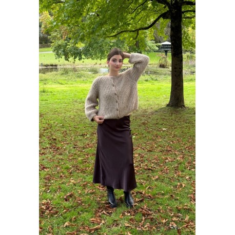 Majo Garn Roxane Cardigan Strickset