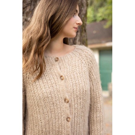 Majo Garn Roxane Cardigan Strickset