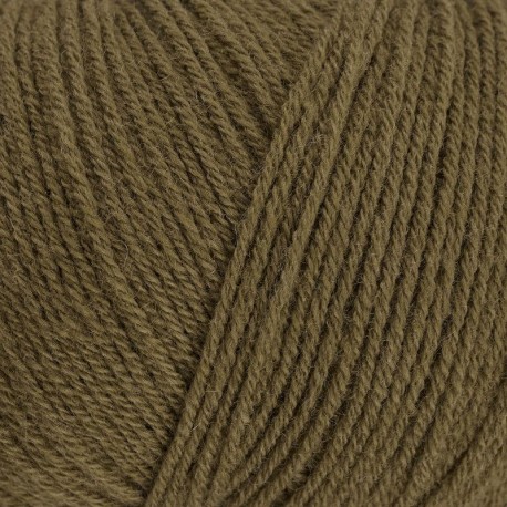 Knitting for Olive Merino Green Ocher Detail