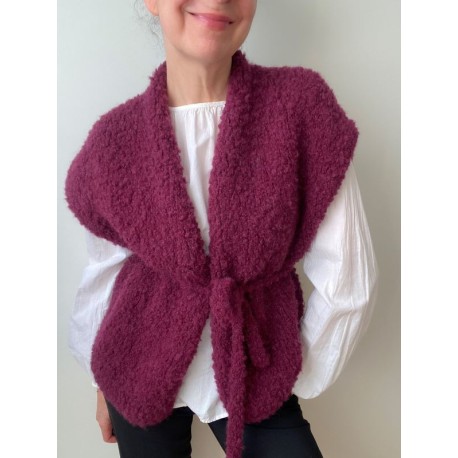 Lotilda Fluffy Marta Vest Strickset