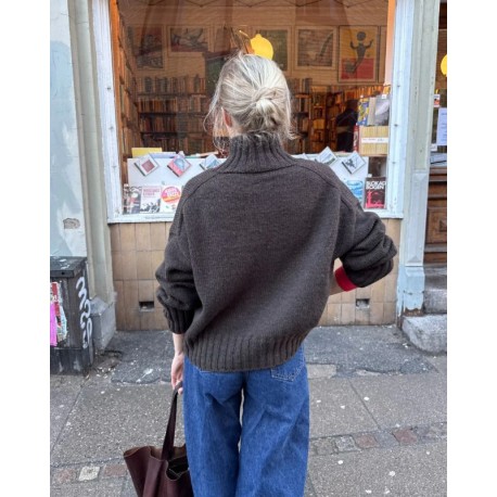 Petite Knit Hannah Sweater O-Neck Wollpaket