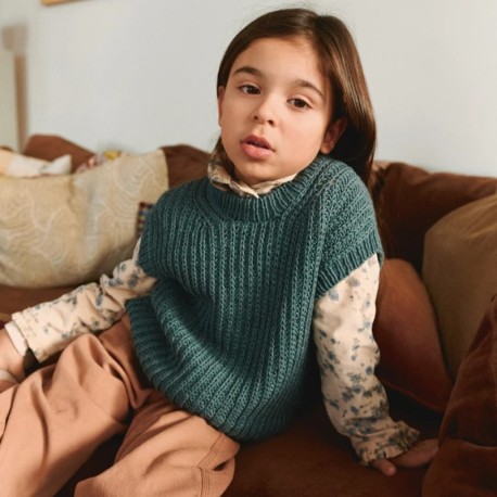Sandnes 2601 4 Loui Slipover Junior Strickset