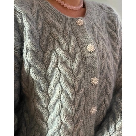 Popknit Let's Twist Again Cardigan Wollpaket